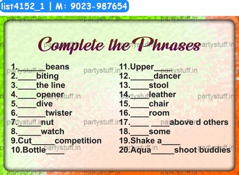 phrasal solitaire|complete the phrase word games.